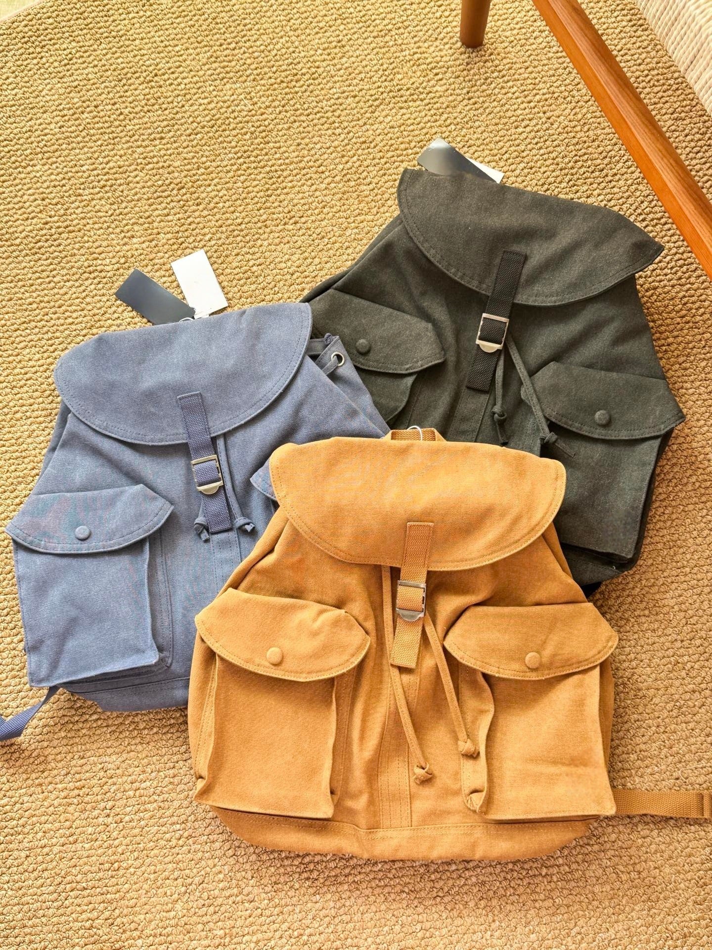 Canvas Fashionable Simple Large Capacity Retro Backpacks
