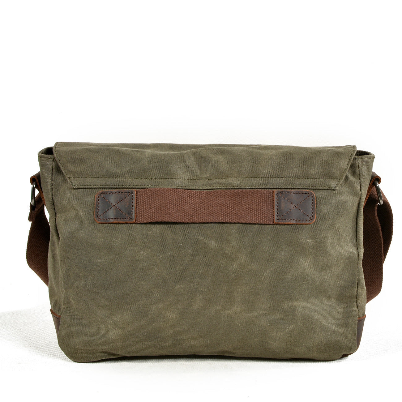 Men's Oblique Oil Wax Retro Sport Canvas Men's Messenger Bag
