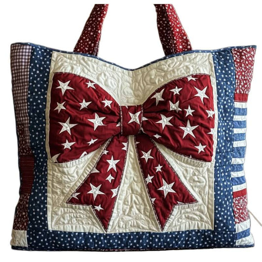 Printing Quilted Commute Leisure Cotton Jacket Tote Bag