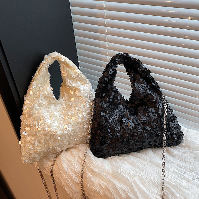 Women's Trendy Wild Elegant Sequins High-grade Handbags