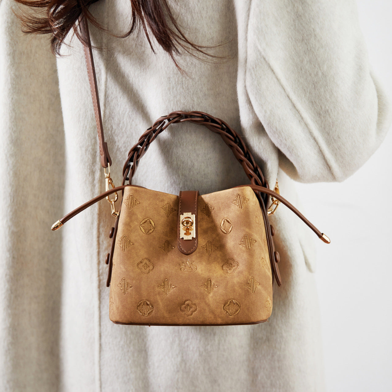 Women's Fashion Spring Light Luxury Portable Korean Style For Bucket Bags