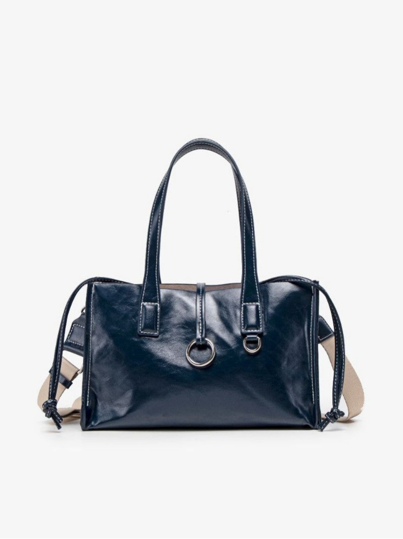 Women's Z Home Large Capacity Simple Stiff Women's Messenger Bag