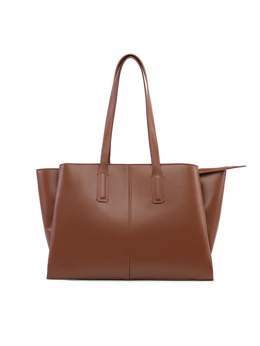 Women's Simple Fashionable Elegant Commute Large Capacity Tote Bag
