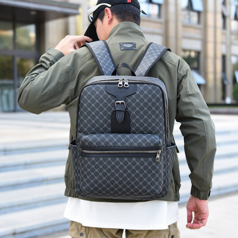 Men's Large Capacity High-grade Fashion Business Computer Leisure Backpack