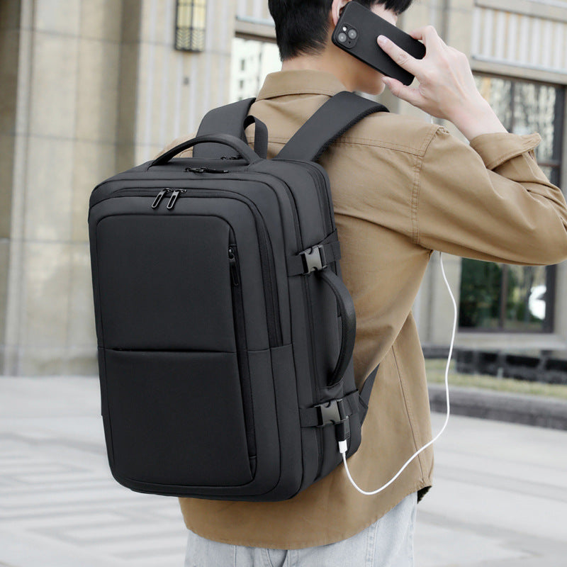Popular Men's Double High-grade Large Capacity Business Backpack