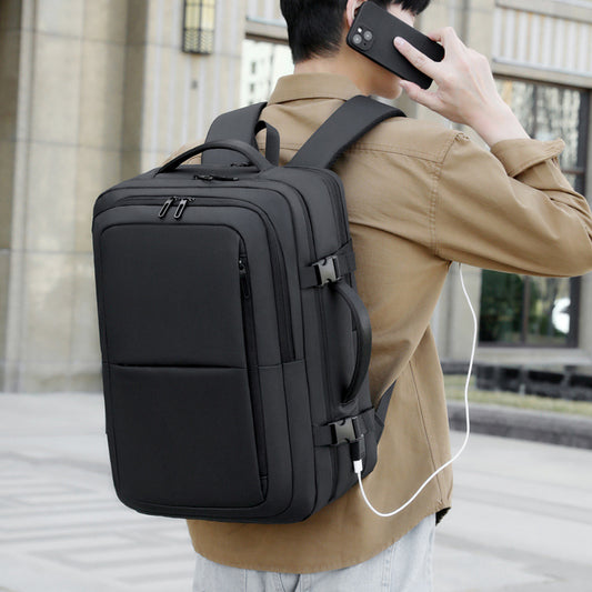 Popular Men's Double High-grade Large Capacity Business Backpack