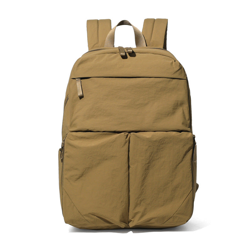 Women's & Men's High Quality Simple Waterproof Environmental Protection Computer Solid Leisure Backpack