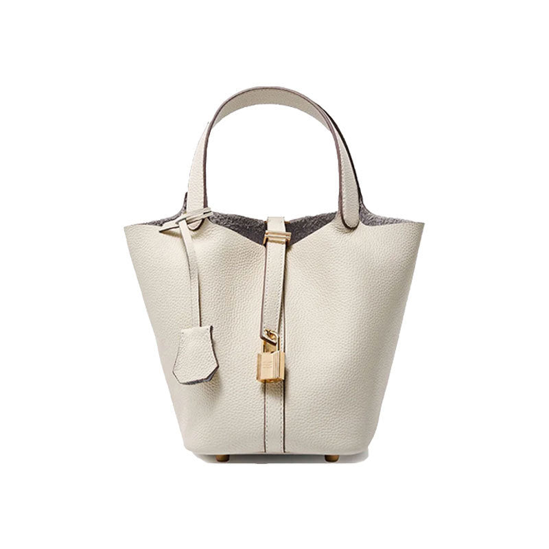 Women's Vegetable Basket Summer Imported Cowhide Handbags