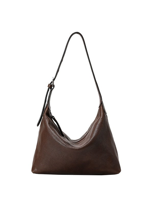Women's Vegetable Tanning Leather Classic Commuter Genuine Underarm Bag