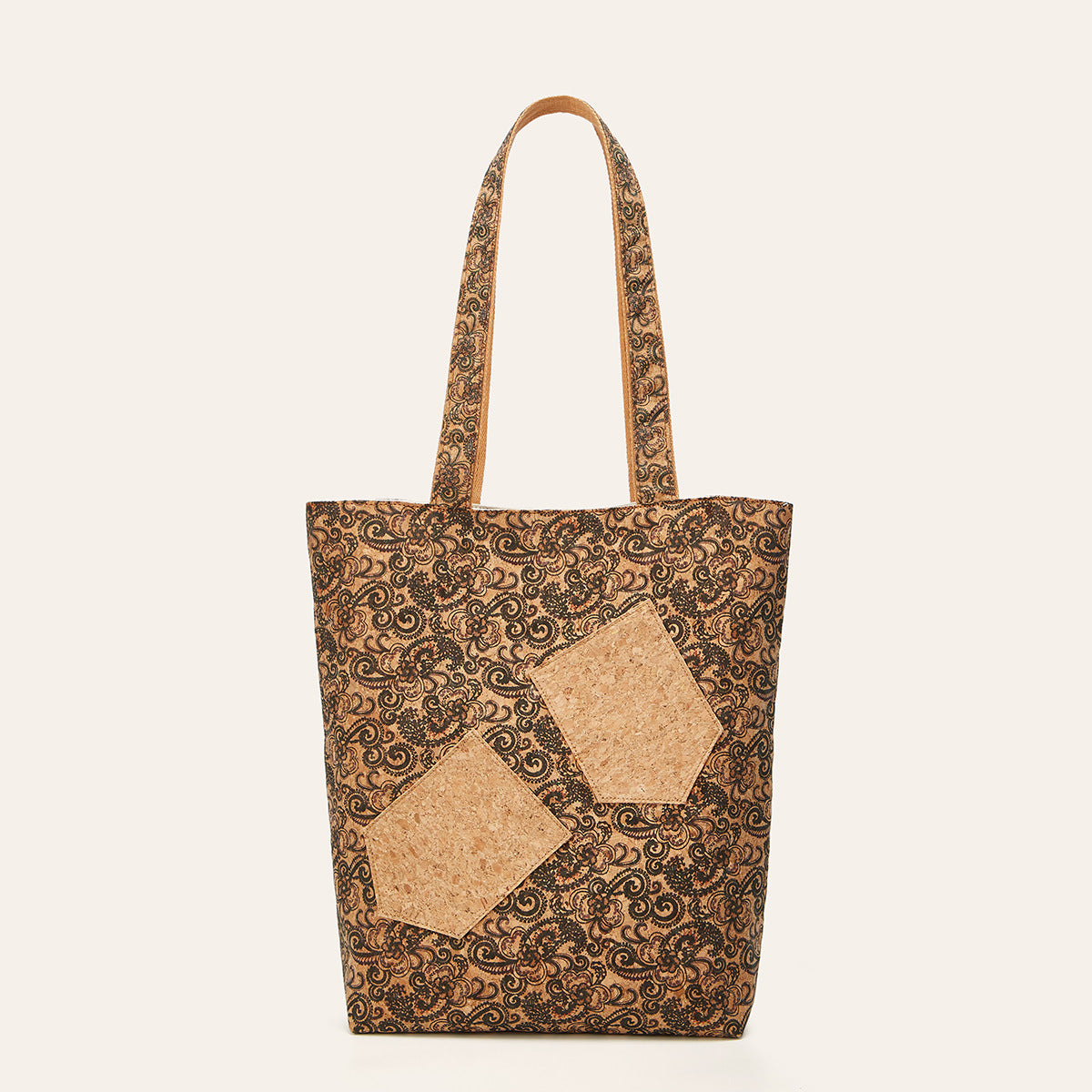 Fashion Retro Printed Cork Bohemian Commuter Women's Shoulder Bag