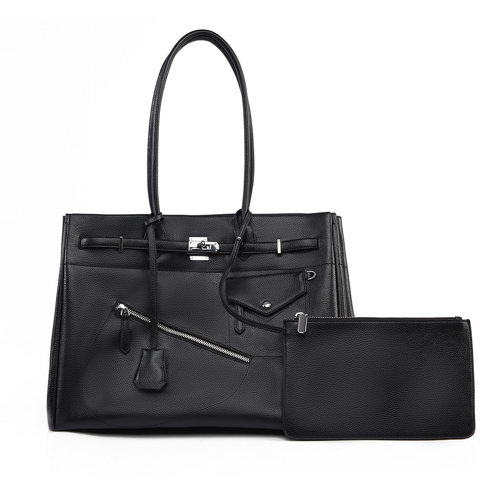 Women's Large Capacity Commuter Fashion Loose Simple Tote Bags