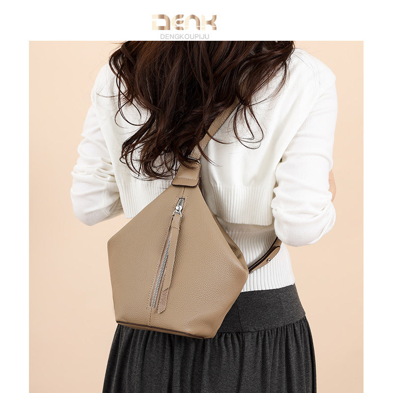 Women's Genuine Leather Trendy Top Layer Fashion Women's Shoulder Bag