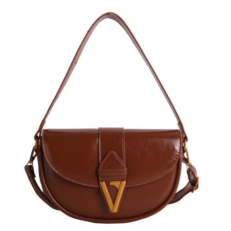Women's Fashionable High-grade Winter Retro Easy Matching Small Square Bags