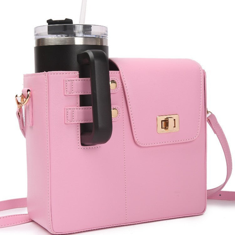 Portable Beverage Bottle Kettle Trendy Design Women's Messenger Bag