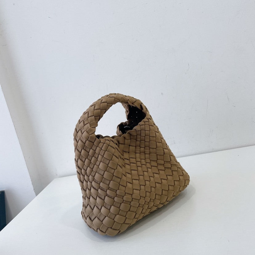 Women's Hand-woven Nylon Cloth Fashion Portable Vegetable Women's Shoulder Bag