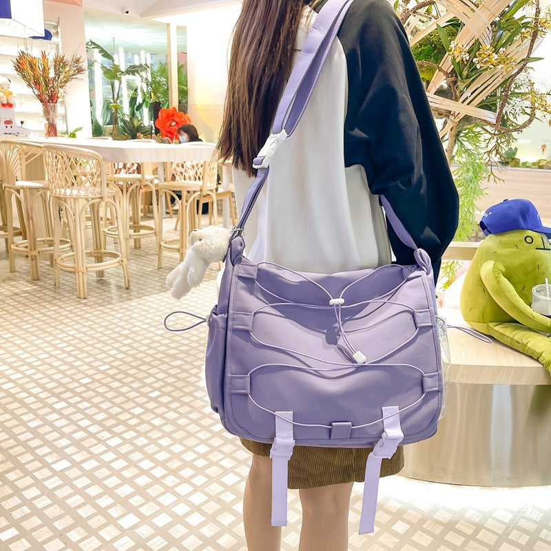 Transparent Cartoon Solid Color Flip For Backpacks