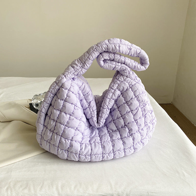 Large Capacity Pleated Puff Lightweight Quilted Bags