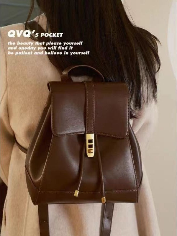 Super Textured Large Capacity Commuter Niche Women's Backpack