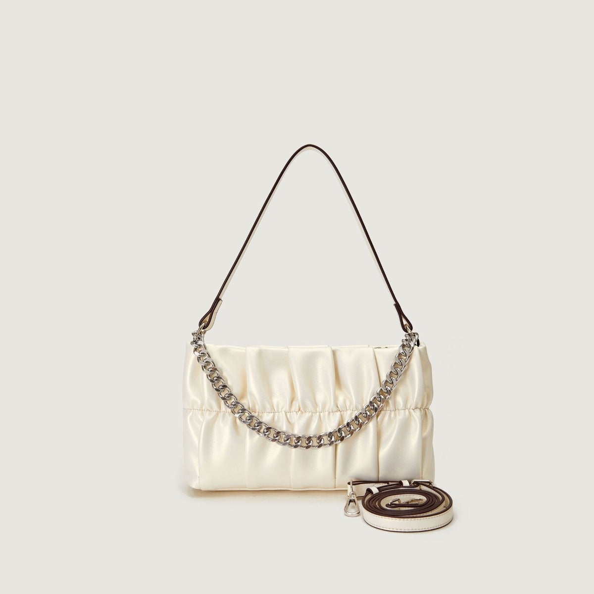Women's Design Pleated Large Capacity Versatile Women's Shoulder Bag