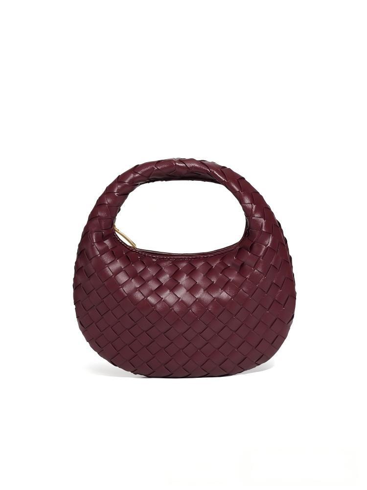Women's Hand-woven Dumpling Light Luxury Minority High-grade Underarm Selenodont Women's Handbag