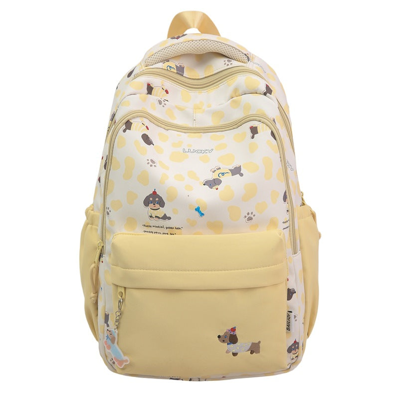 Style Junior High Sausage Dog Contrast Color Bags
