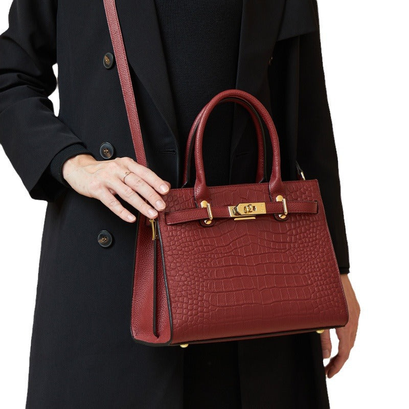 Women's Summer Fashion Large Capacity Genuine Leather Women's Handbag