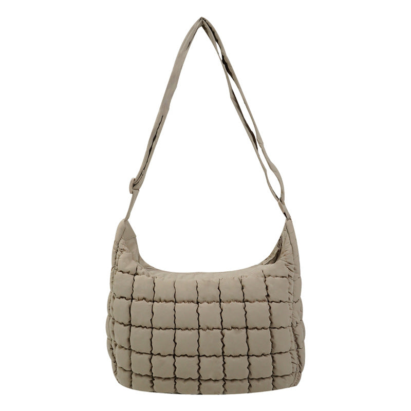 Women's Lightweight Large Capacity Fashion Pleated Cloud Women's Messenger Bag