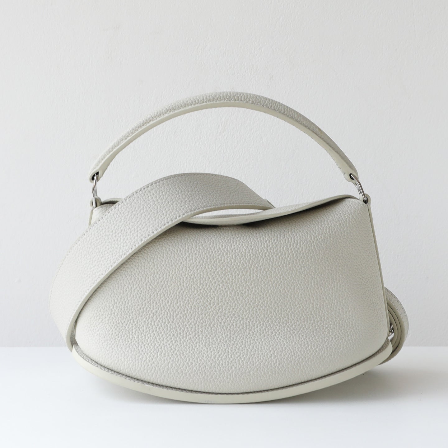 Women's High-grade First Layer Cowhide Ingot Simple Women's Handbag
