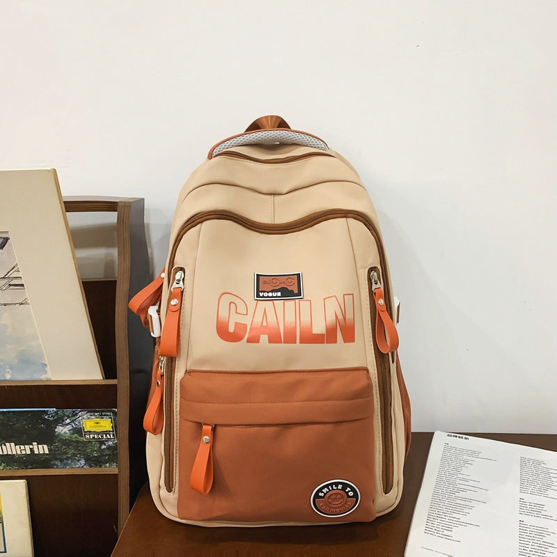 Junior High Trendy Style Computer Large Leisure Backpack