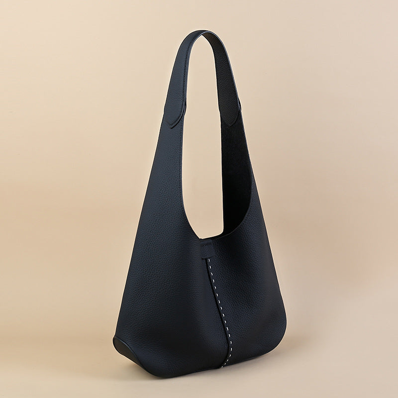Underarm Female Niche Soft Leather Large Capacity Women's Shoulder Bag