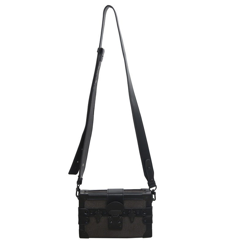 Western Two-dimensional Cartoon Box Single Street Unisex Men's Messenger Bag