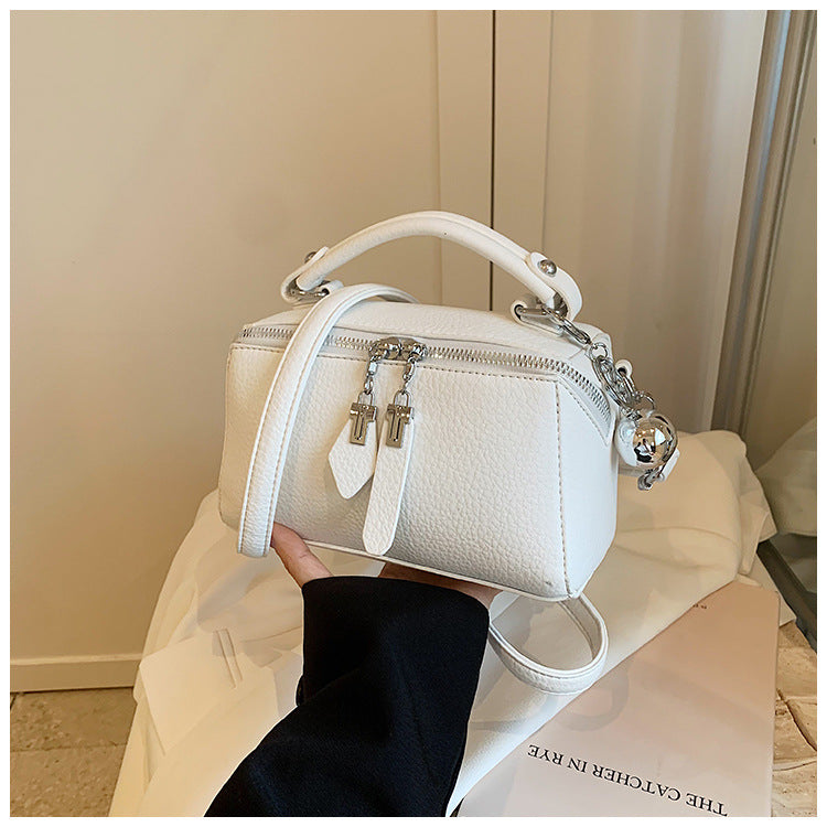 Women's Stylish Good Texture Retro Simple Boston Underarm Bag