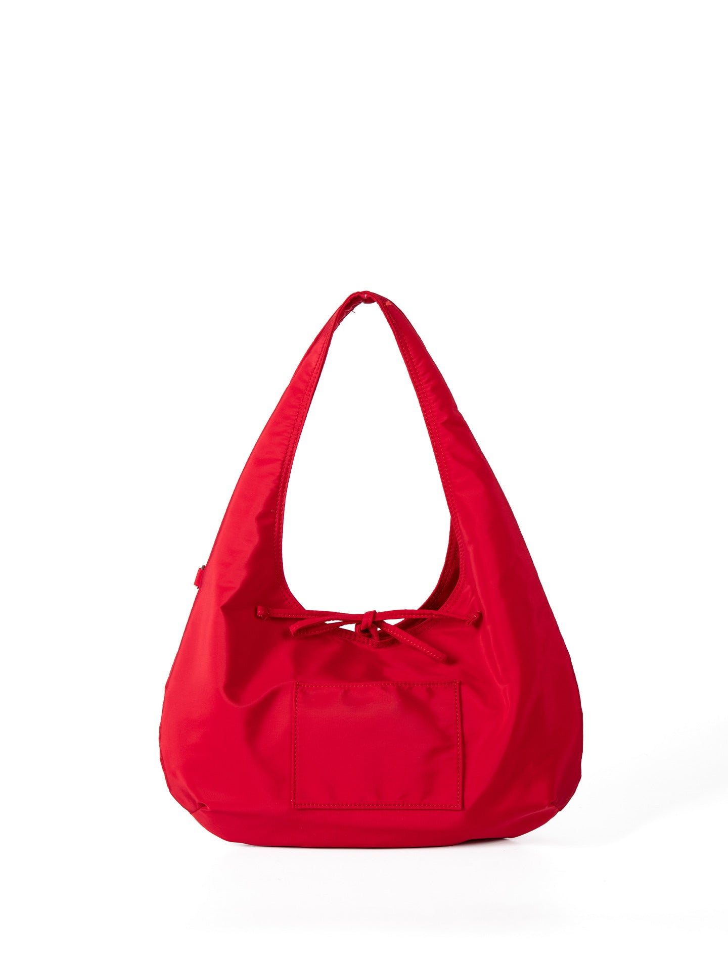 Women's Simple Lightweight Bow Korean Nylon Portable Underarm Bag