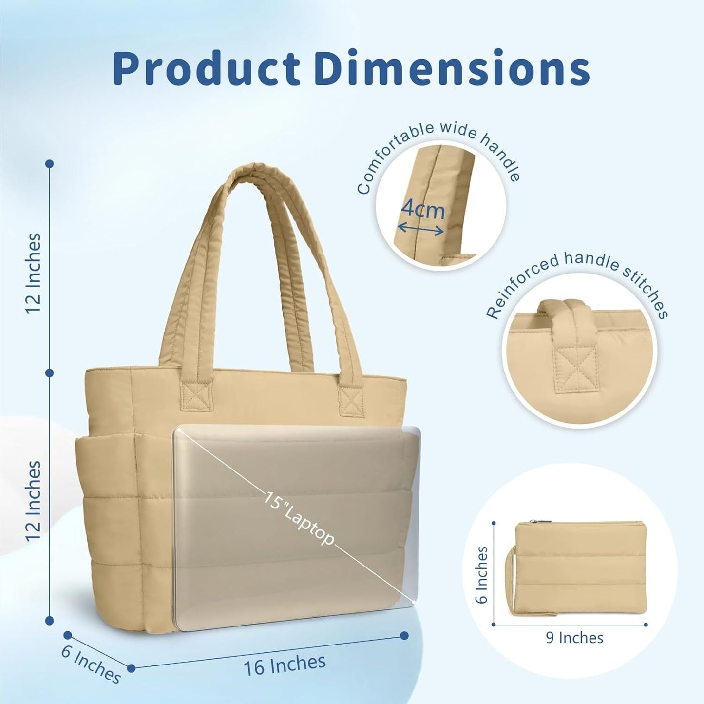 Large Capacity Commuter Storage High Sense Bags