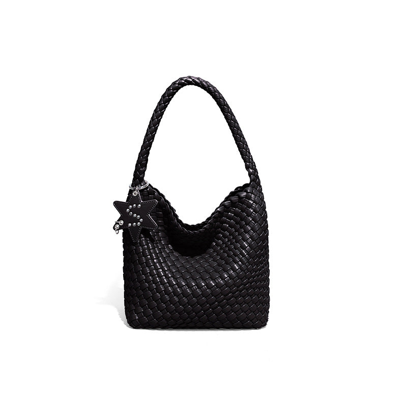 Women's Classic Gun Portable Underarm Fashion Solid Color Handmade Women's Handbag