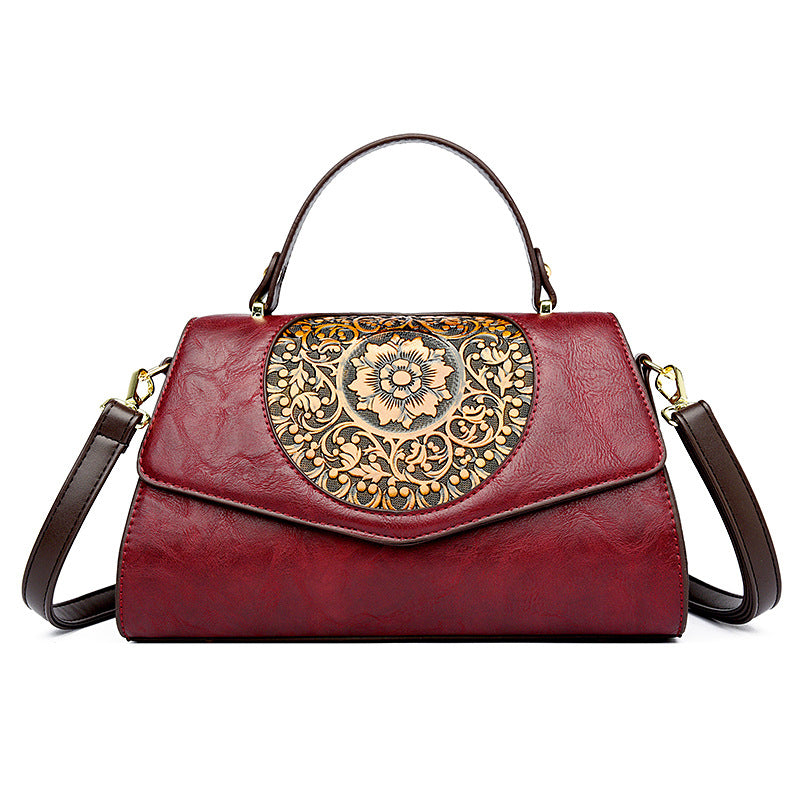 Trendy Women's Fashionable Mom Exquisite Embroidered Handbags