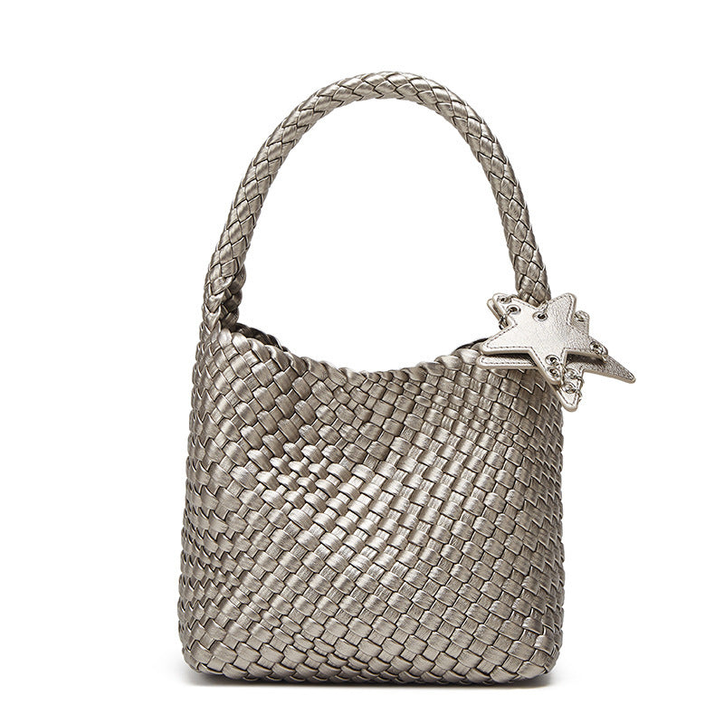 Fashion Gun Woven Handmade Niche Underarm Bags