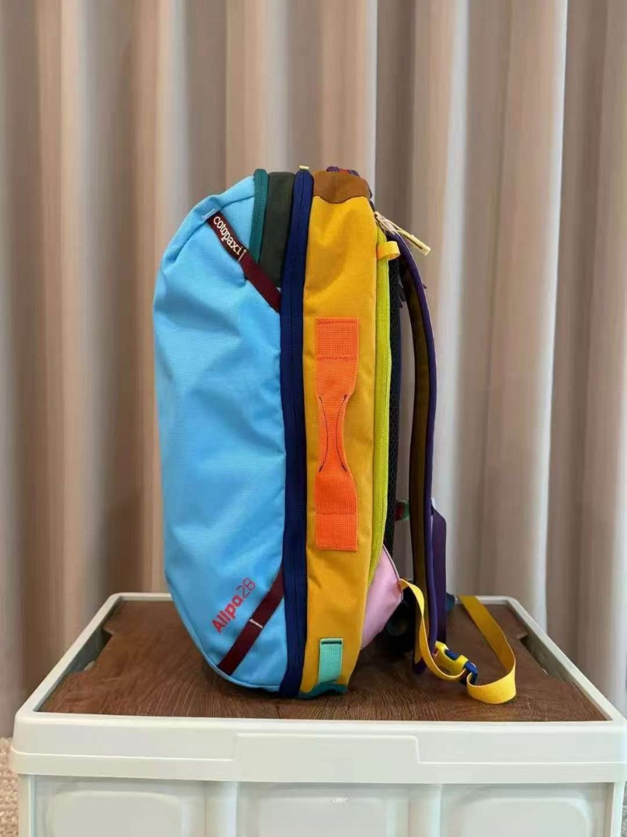 Alpaca Dopamine Contrast Color Large Capacity Sports Backpack