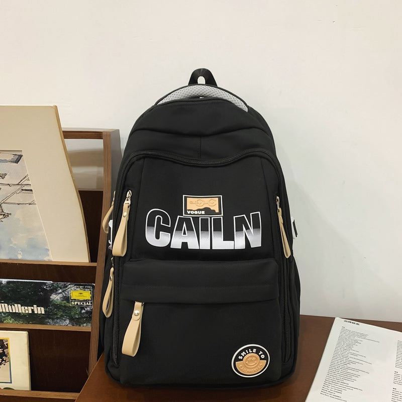 Junior High Trendy Style Computer Large Leisure Backpack
