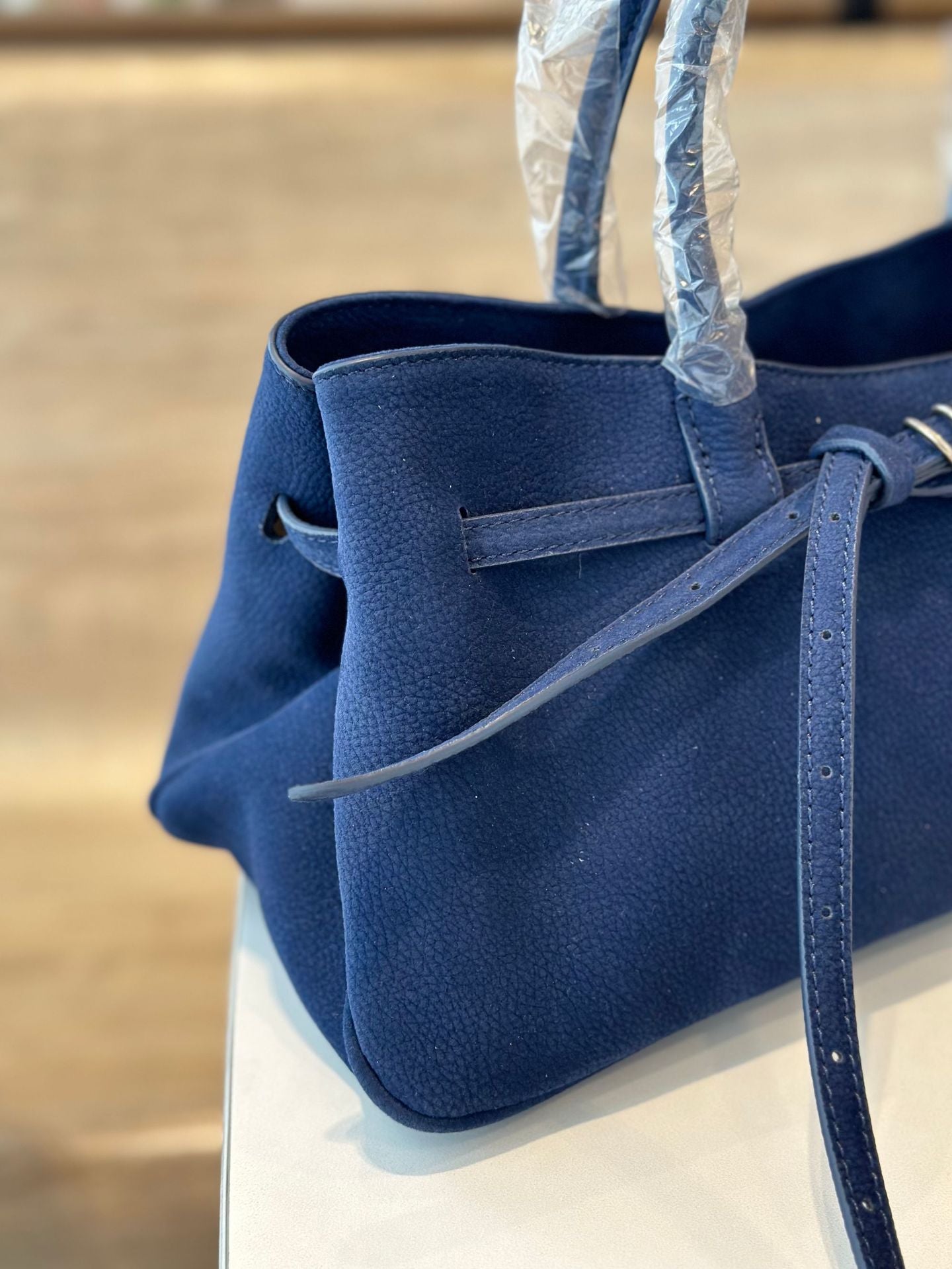 Design Vintage Genuine Leather Frosted Suede Women's Handbag