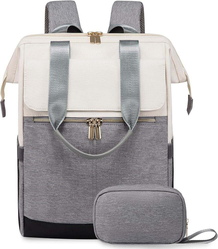 Simple Large Capacity Contrast Color Commuter Leisure Backpack