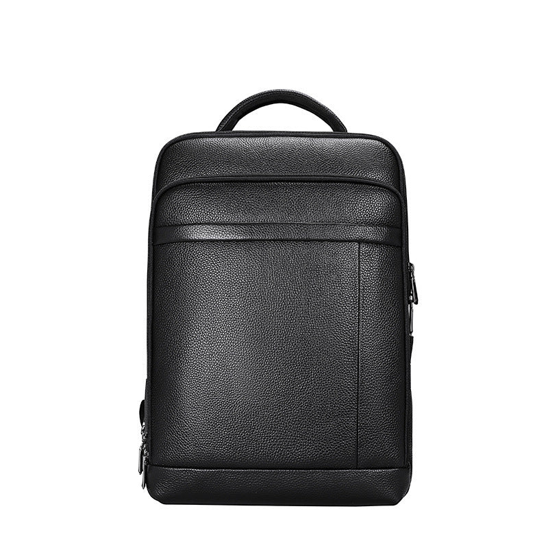 Men's High-grade Leather Large Capacity Top Layer Bags