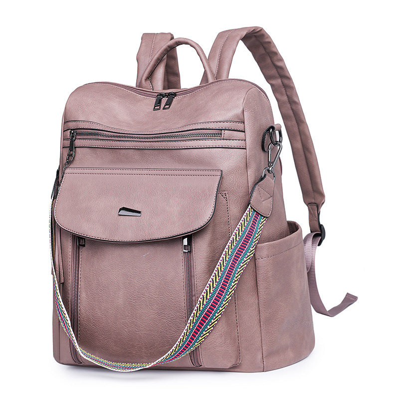 Women's Spring Fashion Retro Lady's Large Capacity Women's Backpack