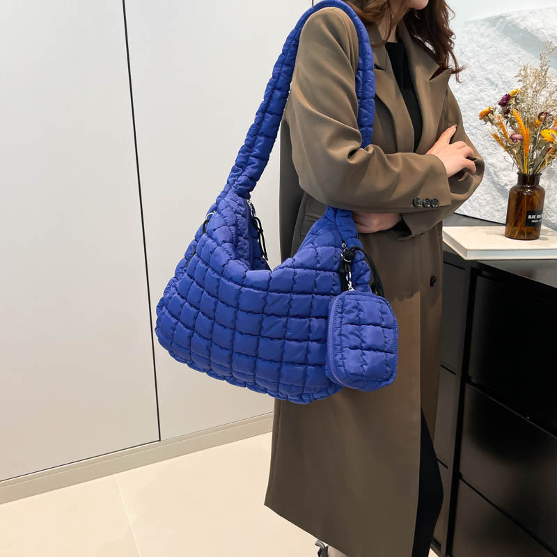 Pleated Cloud Portable Mother Dumpling Large Capacity Bags