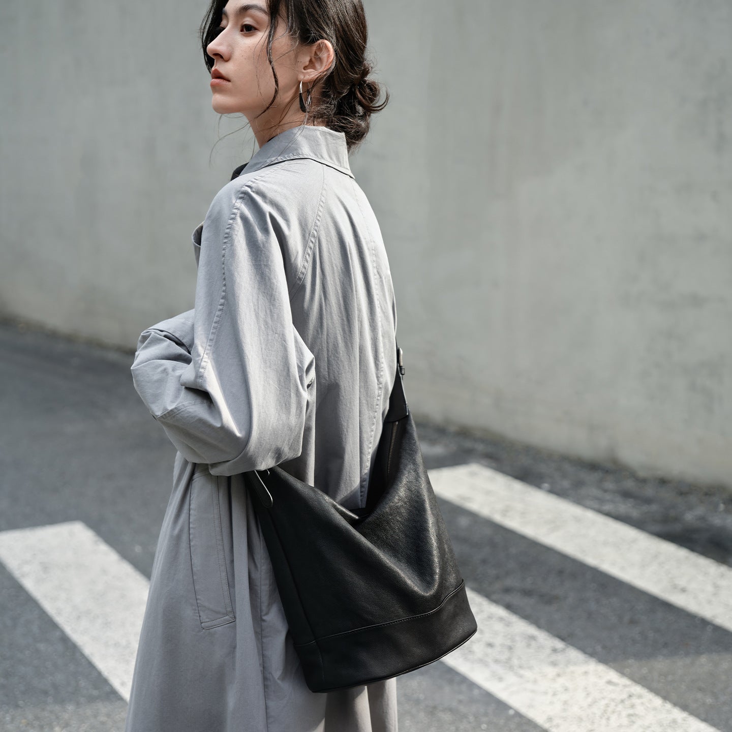 Women's Plaid Series Tatami Vegetable Tanned Sheepskin Binaural Large Capacity Women's Messenger Bag