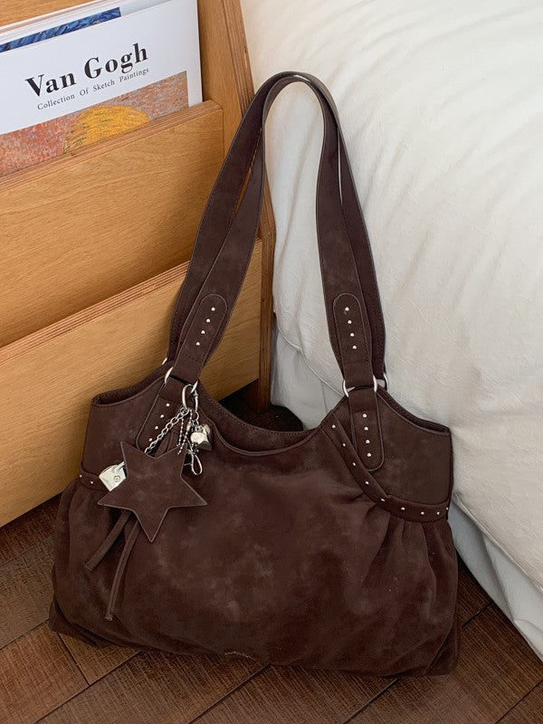 Women's Minority Simple Large Capacity Totes Commute Soft Shoulder Bags