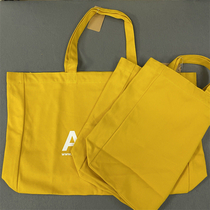 Popular Single Printed Portable Letter Denim Canvas Bags