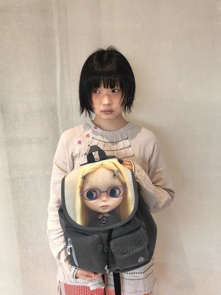 Cute Cartoon Doll For Early Spring Leisure Backpack