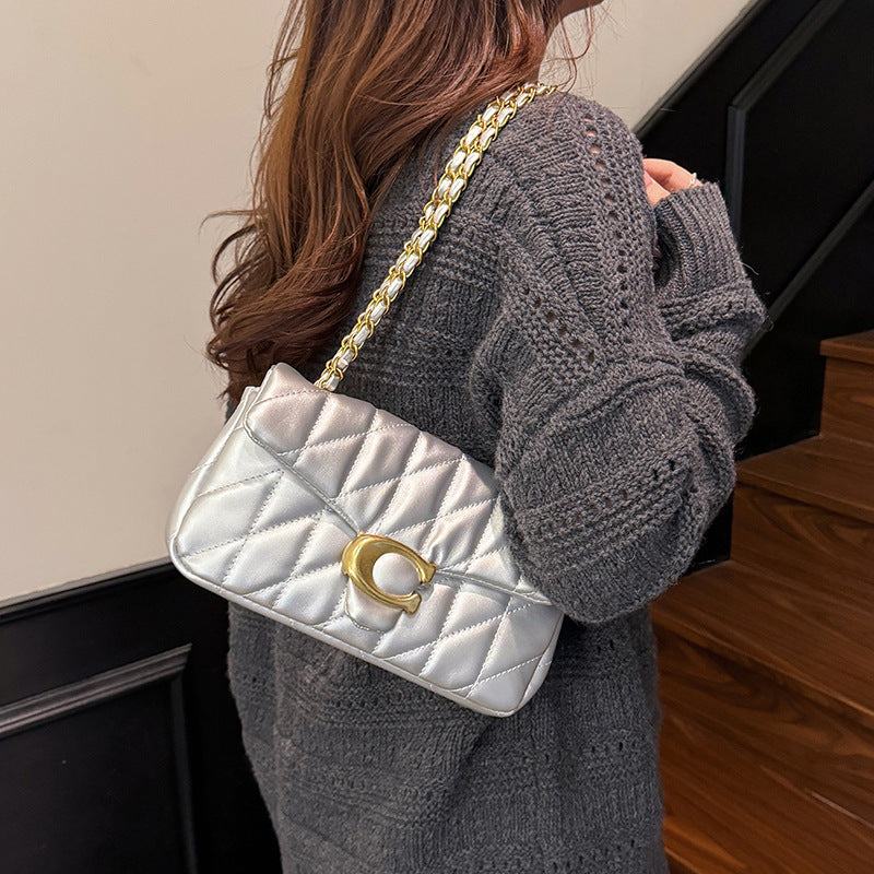 Korean Style Simple Rhombus Fashion Chain Leisure Bags
