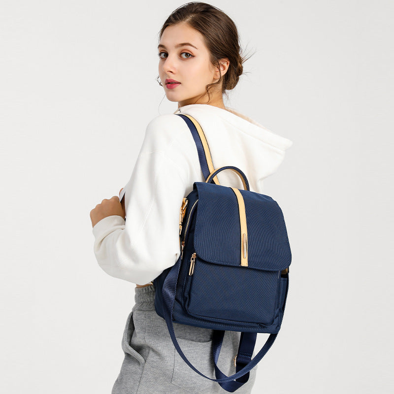 Women's Fashion Waterproof Nylon Large Capacity Simple Women's Backpack